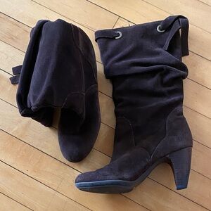 Connie Brown Heeled Boots